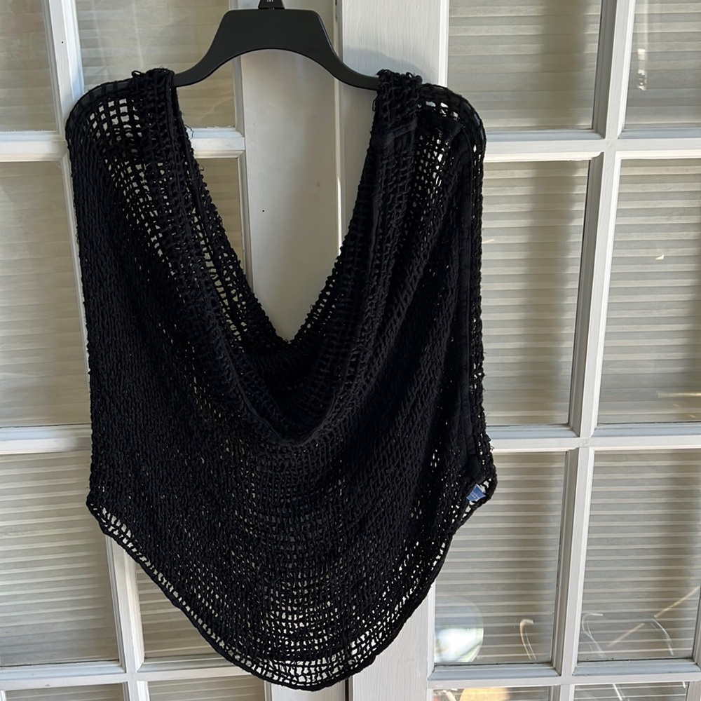Black Vera Wang shawl / scarf